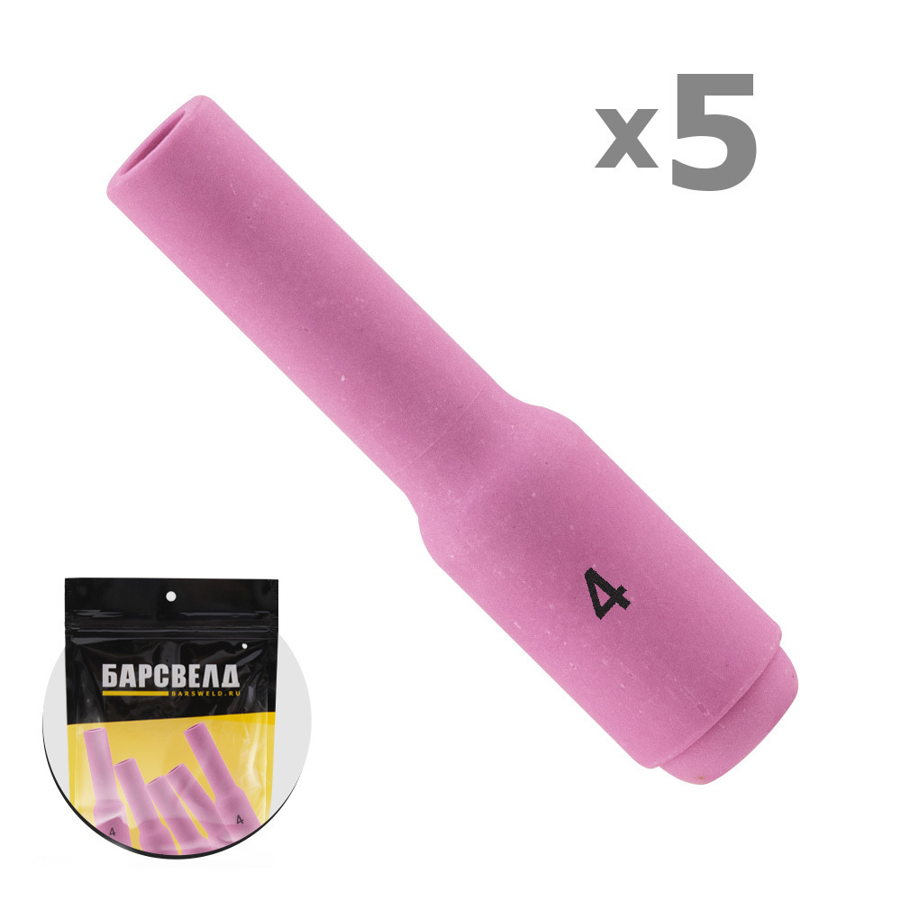 Сопло керамическое SR 17/18/26 удлиненное №4L ф 6,5 мм, L=76 мм (B401P222211|401N222211)